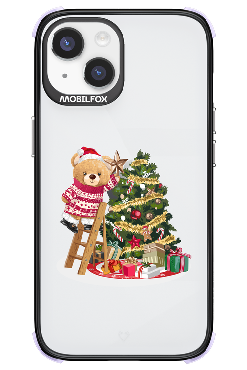 Christmas Bear (Transparent) - Apple iPhone 14