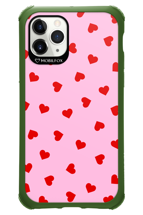 Sprinkle Heart Pink - Apple iPhone 11 Pro