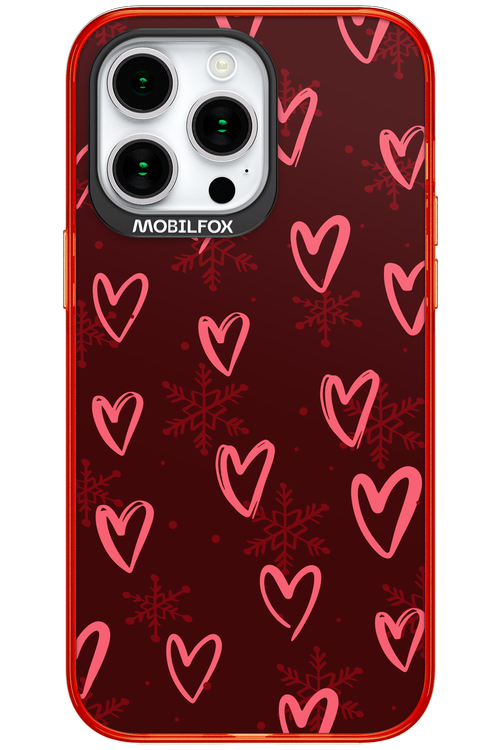 Christmas Hearts - Apple iPhone 15 Pro Max