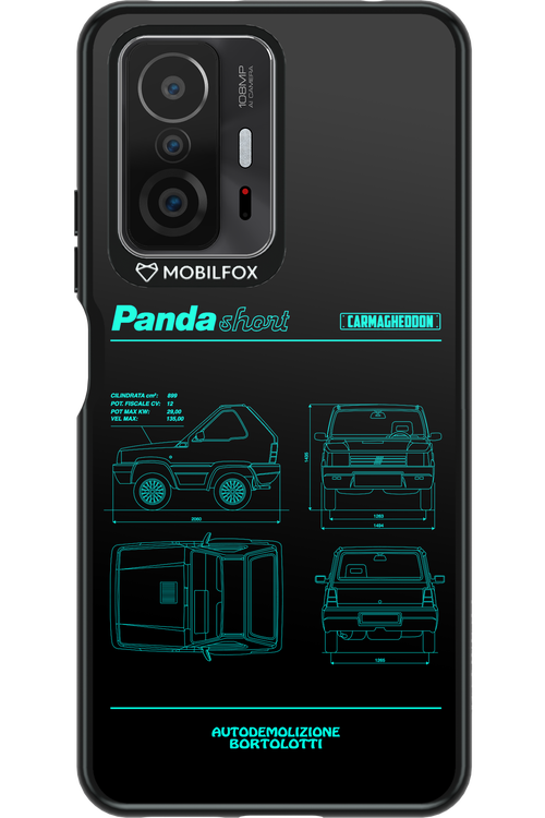 Panda Car Blue - Xiaomi Mi 11T Pro