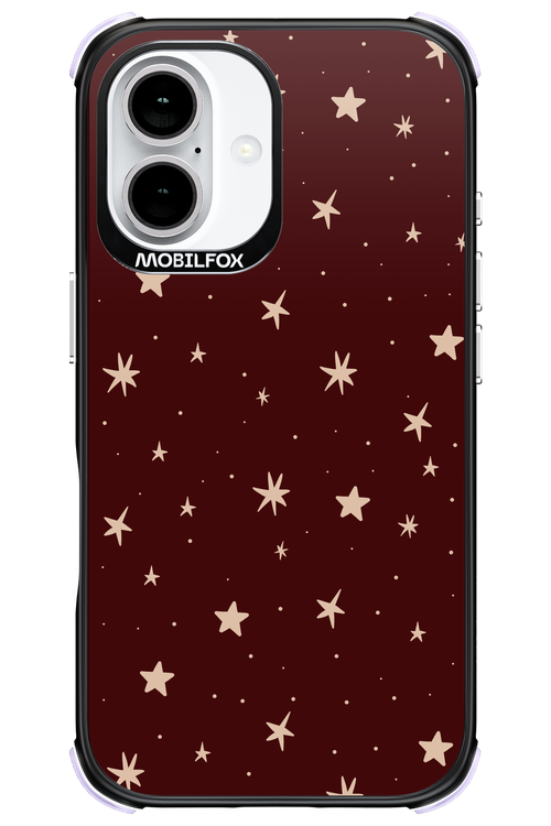 Burgundy Stars - Apple iPhone 16