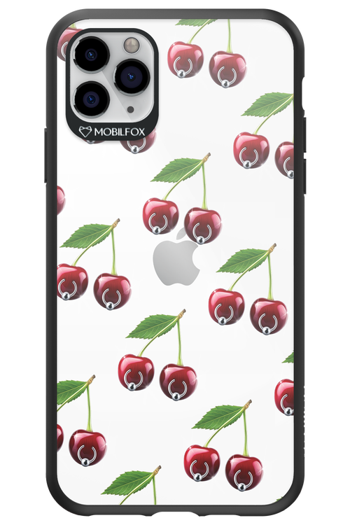 Spicy Cherries Transparent - Apple iPhone 11 Pro Max