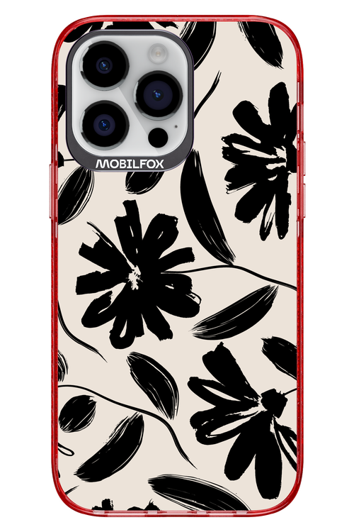 Monochrome Flowerss 2.0 - Apple iPhone 14 Pro Max