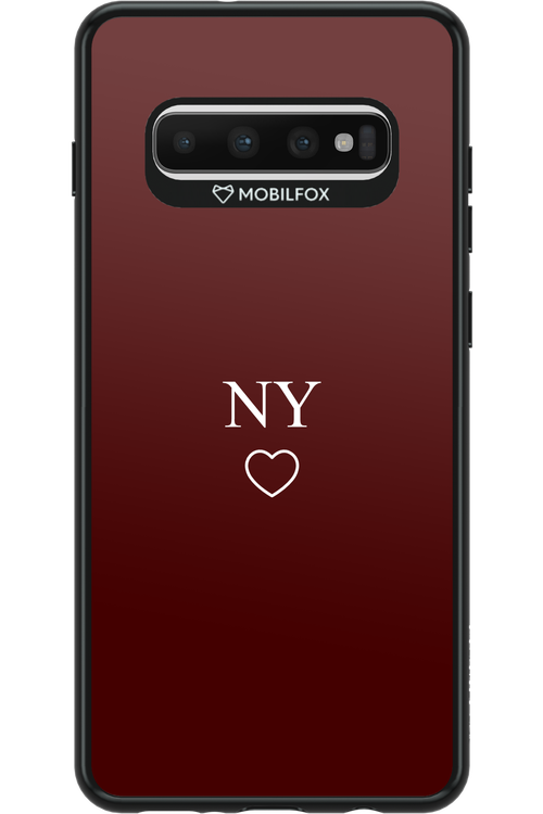 NY Burgundia 2.0 - Samsung Galaxy S10+