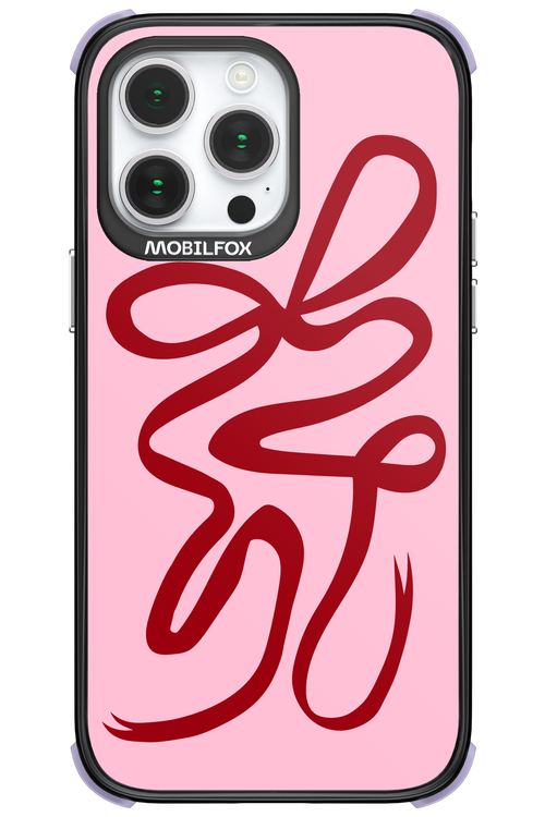 Burgundy Bow - Apple iPhone 14 Pro Max