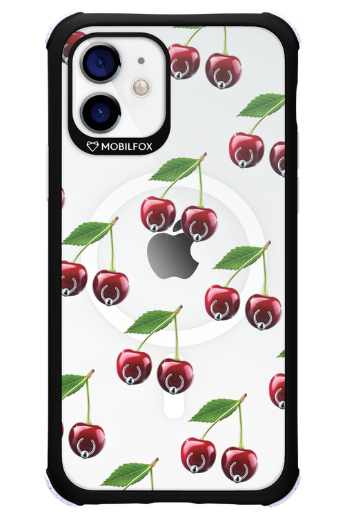 Spicy Cherries Transparent - Apple iPhone 12