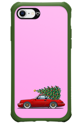 XMAS Car Pink - Apple iPhone 8