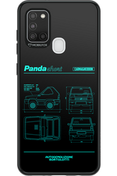 Panda Car Blue - Samsung Galaxy A21 S