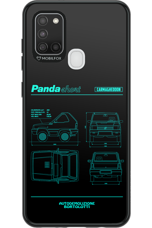 Panda Car Blue - Samsung Galaxy A21 S