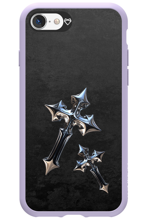 Chrome Crosses - Apple iPhone 8