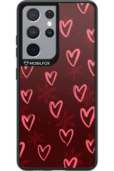 Christmas Hearts - Samsung Galaxy S21 Ultra