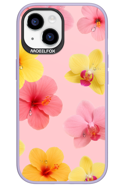 Sunset Flowers - Apple iPhone 15