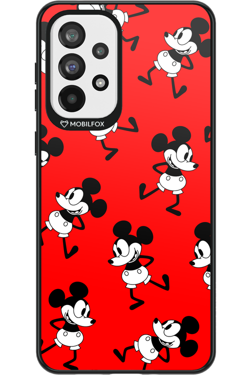 Iconic Mouse (red pattern) - Samsung Galaxy A73