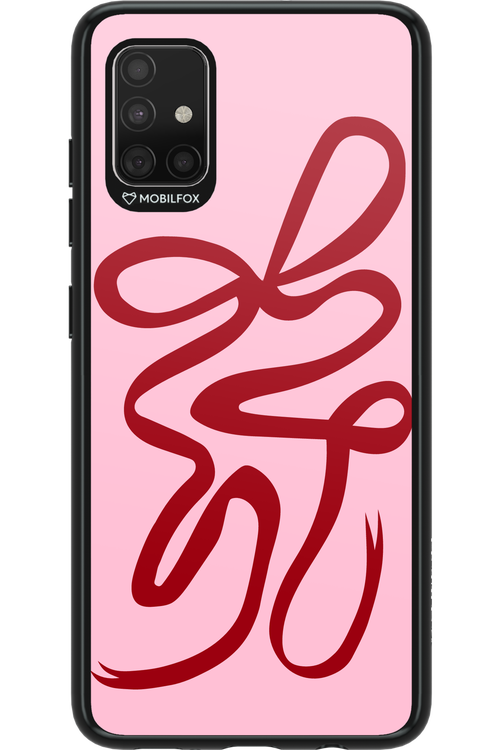Burgundy Bow - Samsung Galaxy A51