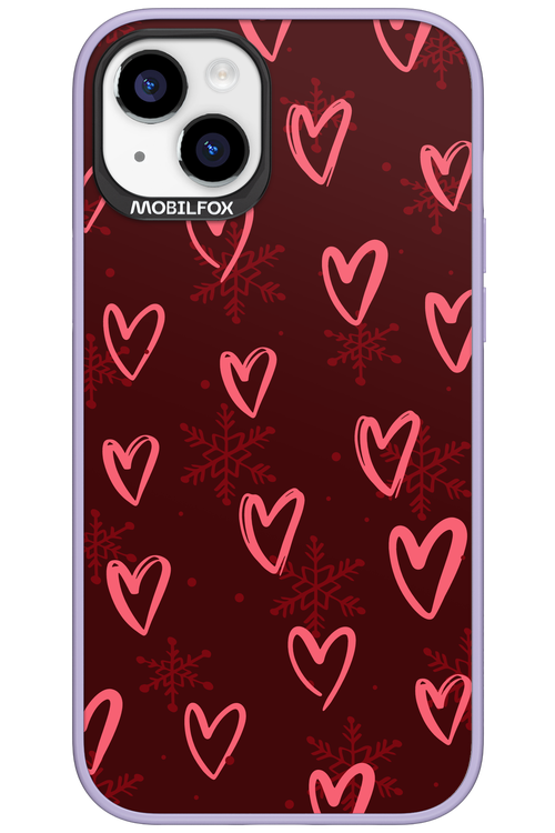 Christmas Hearts - Apple iPhone 15 Plus