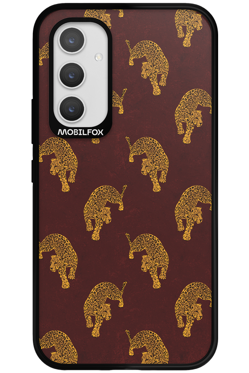 Burgundy Leopard Pattern - Samsung Galaxy A54