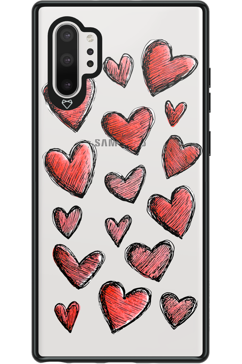 Red Love Transparent 2.0 - Samsung Galaxy Note 10+