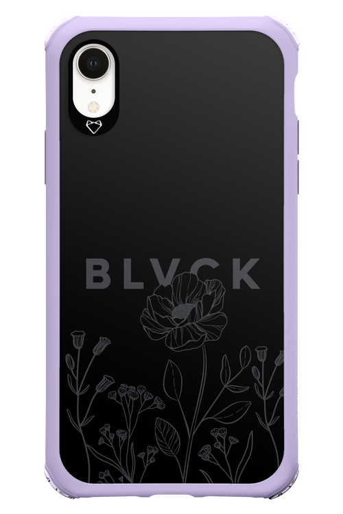 Black Flowers - Apple iPhone XR