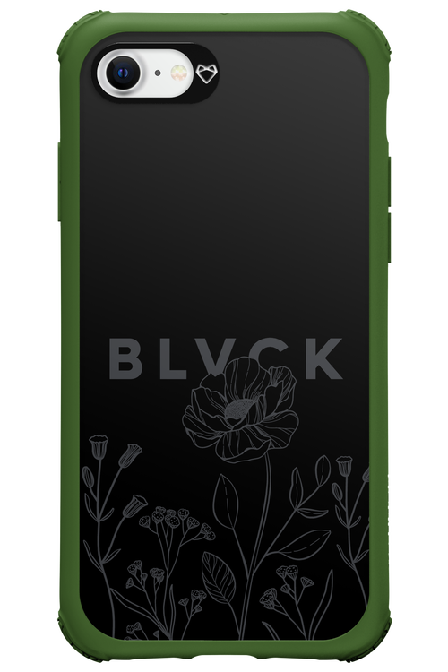 Black Flowers - Apple iPhone SE 2022