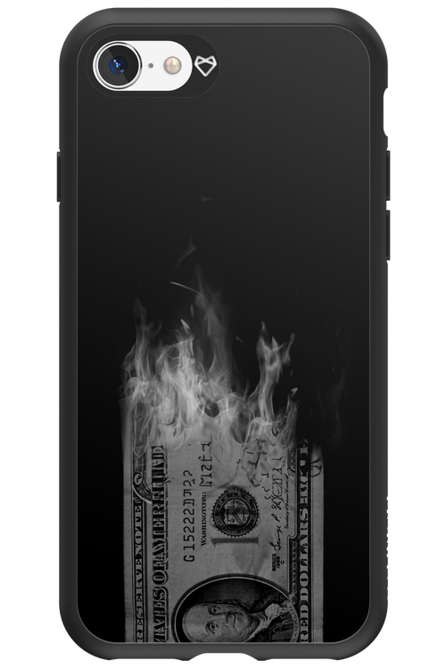 Money Burn B&W 2.0 - Apple iPhone SE 2022