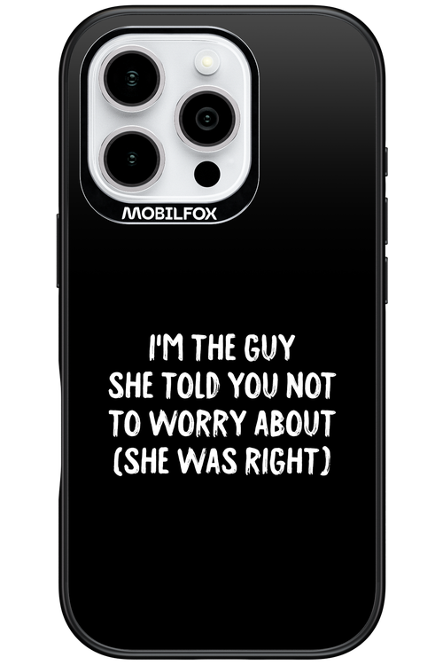 She was right 2.0 - Apple iPhone 16 Pro