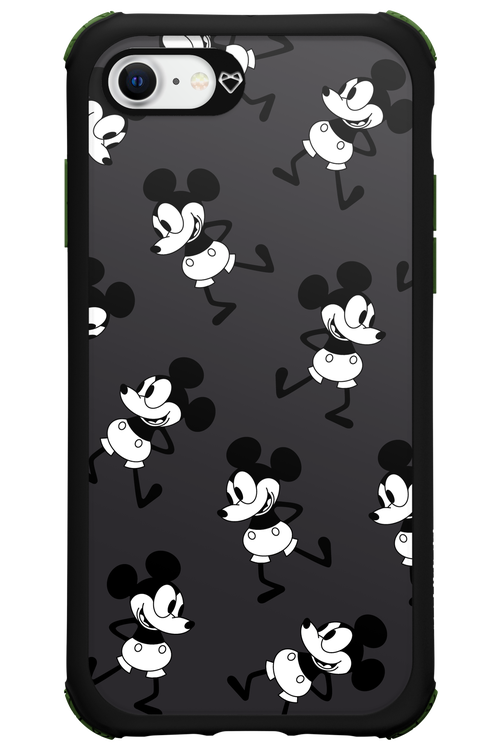 Iconic Mouse (antracite pattern) - Apple iPhone SE 2020