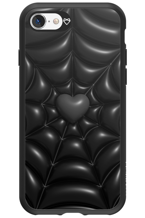 Black Spider Heart - Apple iPhone SE 2020