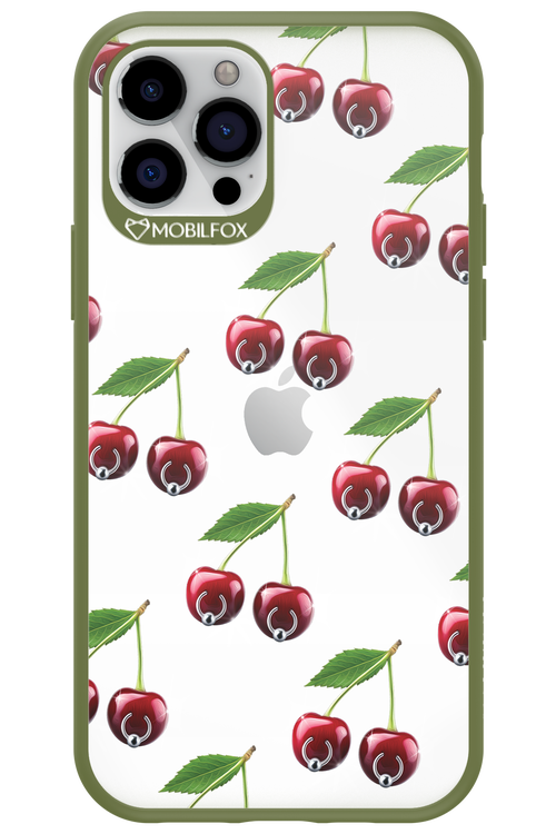 Spicy Cherries Transparent - Apple iPhone 12 Pro