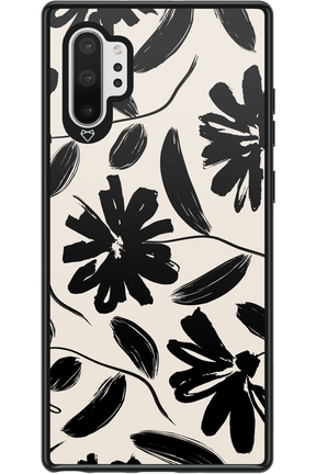 Monochrome Flowerss - Samsung Galaxy Note 10+