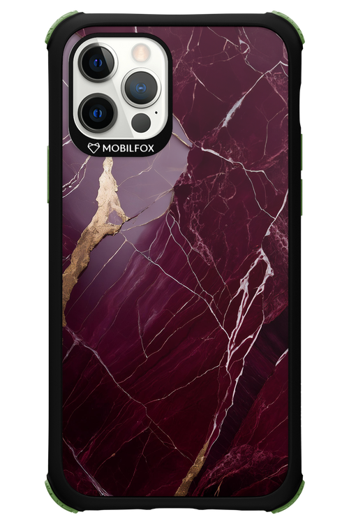 Burgundy Marble 2.0 - Apple iPhone 12 Pro