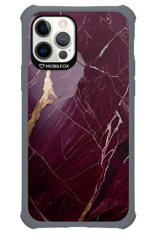 Burgundy Marble - Apple iPhone 12 Pro