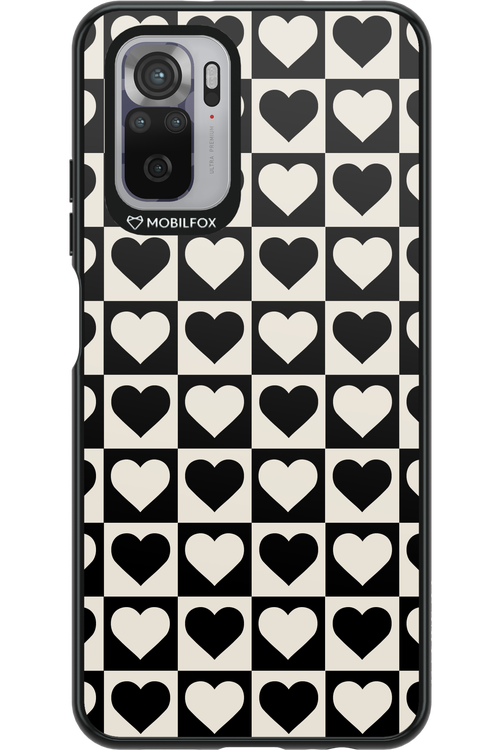 Checkered Heart - Xiaomi Redmi Note 10