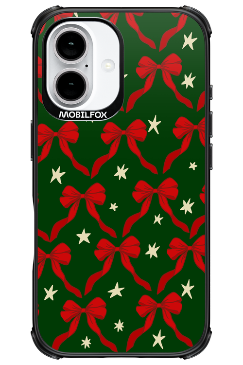 Bow & Stars (Green) - Apple iPhone 16
