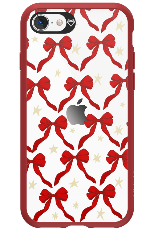 Bow & Stars (Transparent) - Apple iPhone SE 2022