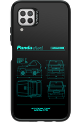 Panda Car Blue - Huawei P40 Lite