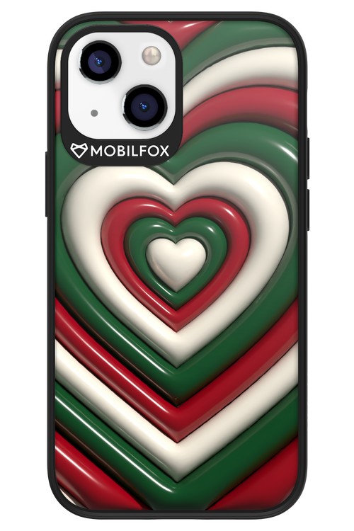 XMAS Hearts - Apple iPhone 13 Mini