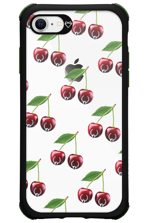 Spicy Cherries Transparent - Apple iPhone 8