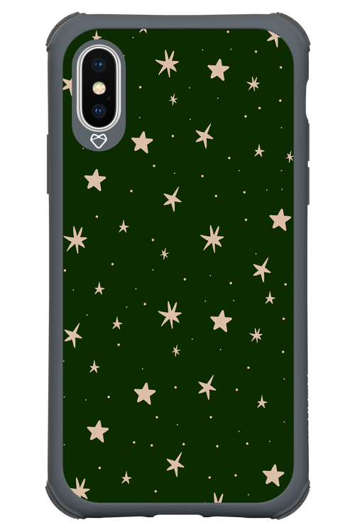 Forest Green Stars - Apple iPhone X