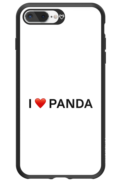 Panda Love White - Apple iPhone 7 Plus