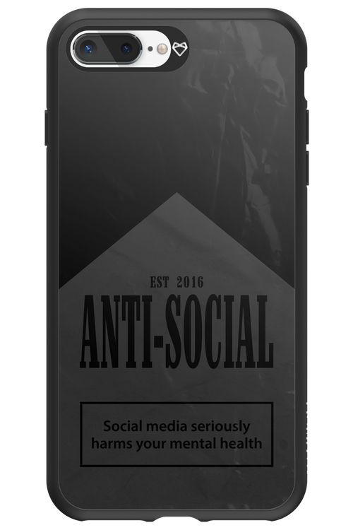 ANTI-SOCIAL (BLVCK) 2.0 - Apple iPhone 8 Plus