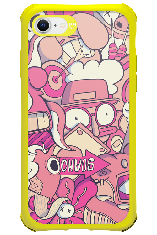 Coral Chaos - Apple iPhone SE 2020