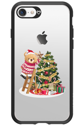 Christmas Bear (Transparent) - Apple iPhone 7
