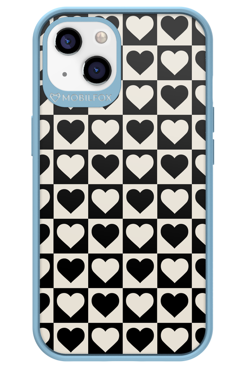 Checkered Heart - Apple iPhone 13