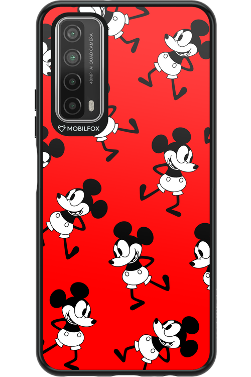 Iconic Mouse (red pattern) - Huawei P Smart 2021