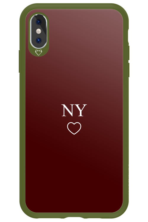 NY Burgundia 2.0 - Apple iPhone XS Max