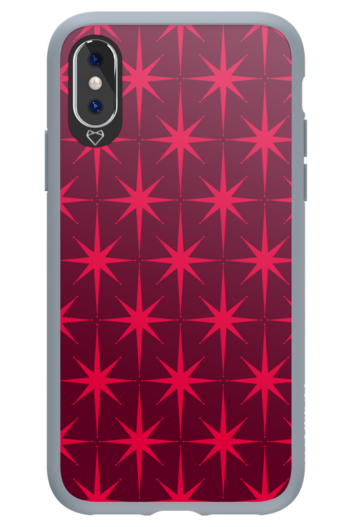 Burgundy Starss - Apple iPhone X