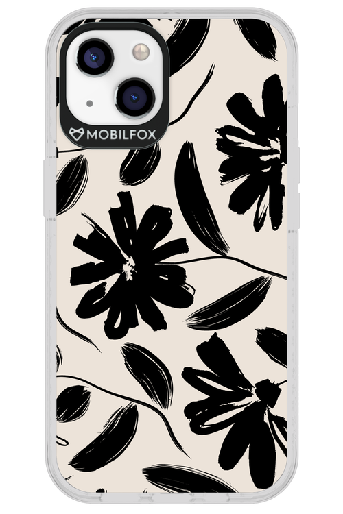 Monochrome Flowerss 2.0 - Apple iPhone 13