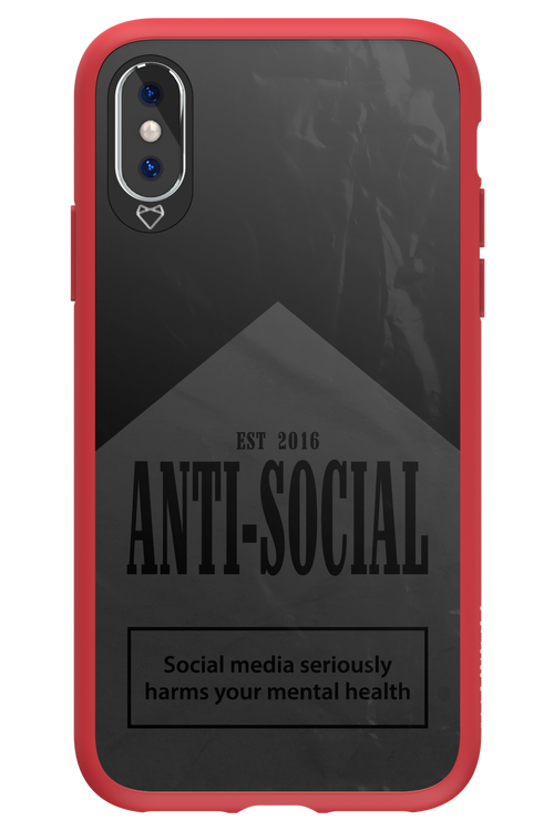 ANTI-SOCIAL (BLVCK) 2.0 - Apple iPhone X