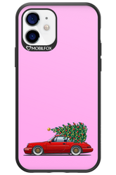 XMAS Car Pink - Apple iPhone 12