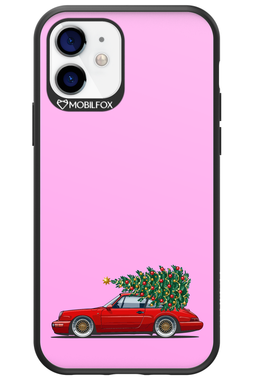 XMAS Car Pink - Apple iPhone 12